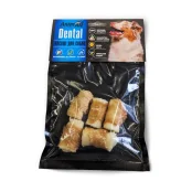 Ласощі AnimAll Dental трубочка рулетик, для собак, з м'ясом курки, 4-5 см, 5 штук