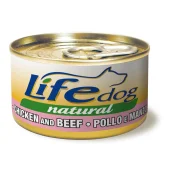 Консервы LifeDog Chicken Fillets With Beef для взрослых собак, филе говядины и курицы, 90 г