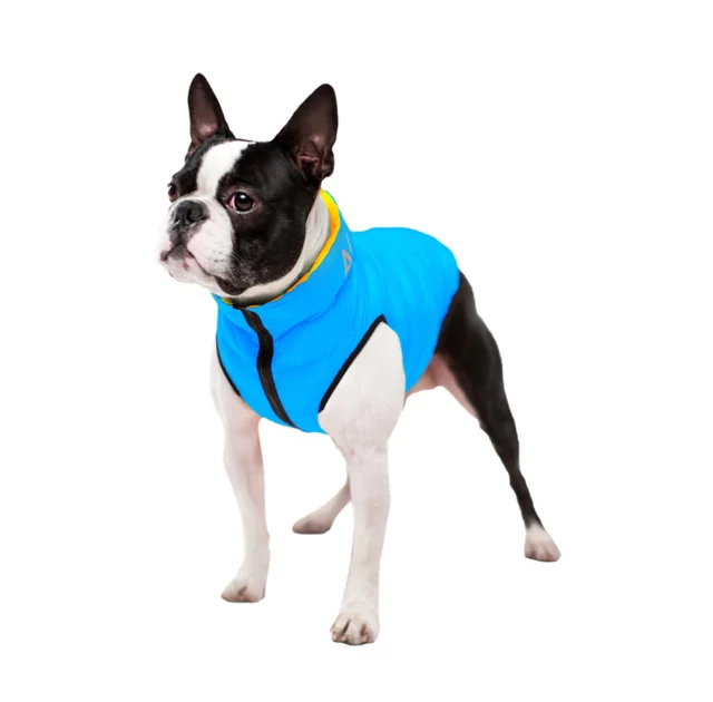 Двусторонняя куртка AiryVest для собак, "Colors of freedom", S35