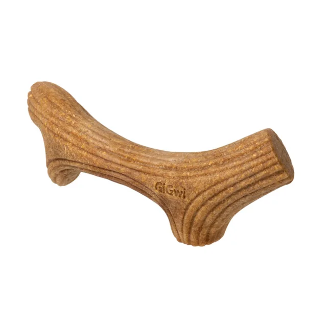 Іграшка GiGwi Wooden Antler Ріг жувальний для собак, розмір S, коричневий