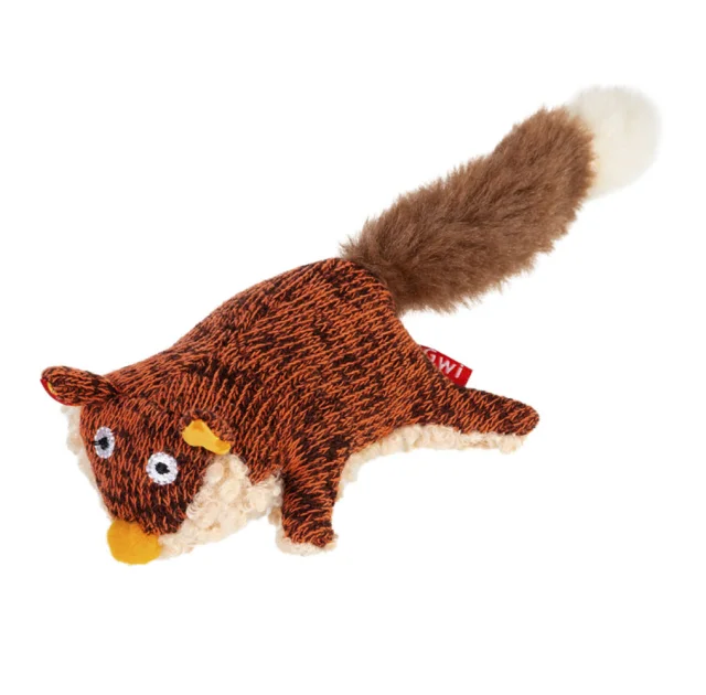 Іграшка GiGwi Plush Лисиця для собак, з пищалкою, 9 см