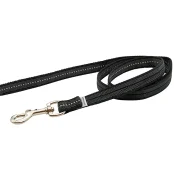 Прорезиненный поводок Sprenger для собак, без ручки, нейлон, черный, 2×500 см