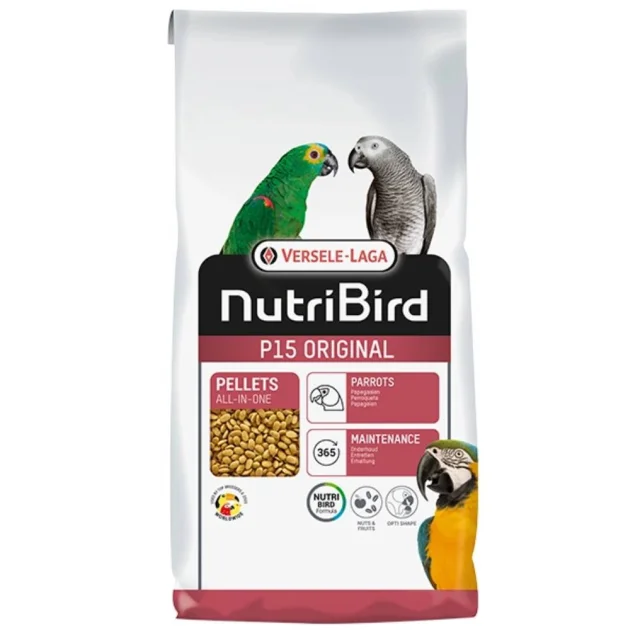Корм Versele-Laga NutriBird P15 Original для крупных попугаев, 10 кг