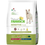 Корм Natural Trainer Dog Sensitive Plus Adult MM для дорослих собак середніх та великих порід, з кониною, 3 кг