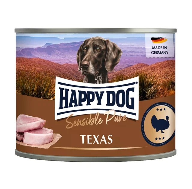 Консерви Happy Dog Sens Pure Truthahn для собак, з індичкою, 200 г