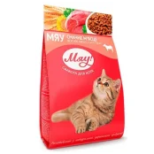 Сухий корм Мяу для котів, м'ясний, 900 г