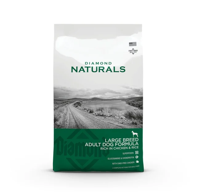 Сухой корм Diamond Naturals Adult Large Breed Chicken&Rice для взрослых собак, 15 кг