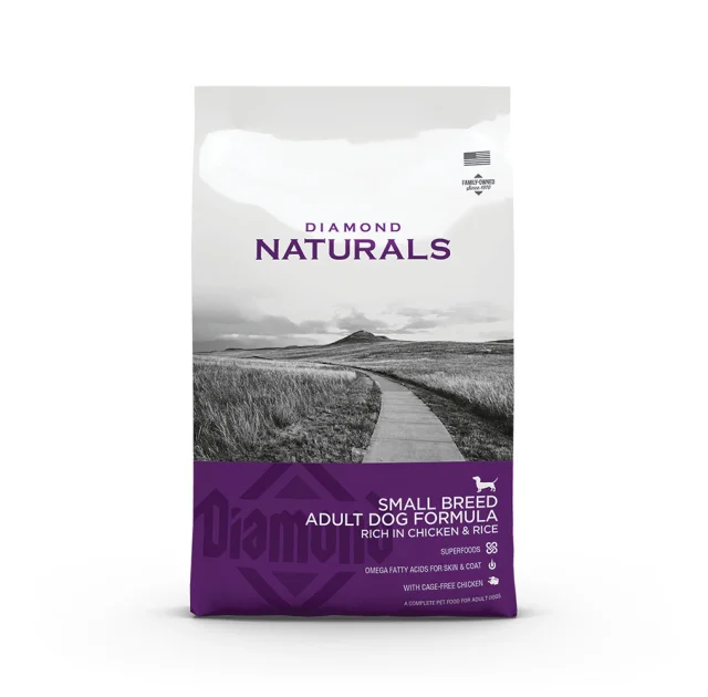 Сухой корм Diamond Naturals Small Breed Chicken&Rice для взрослых собак мелких пород, курица с рисом, 7.5 кг