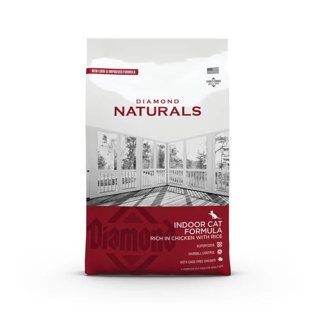 Сухой корм Diamond Naturals Indoor Cat Chicken&Rice для кошек, живущих в помещении, с курицей и рисом, 1 кг