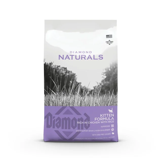 Сухой корм Diamond Naturals Kitten Chicken&Rice для котят, с курицей и рисом, 1 кг