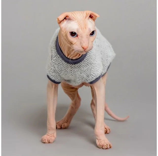 Майка Style Pets Ялинка для котів, колір сірий, XL