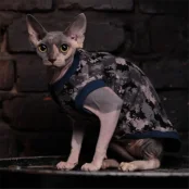 Майка Style Pets Сamo blue для котів, розмір XL-