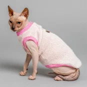 Майка Style Pets Ялинка для котів, колір рожевий, розмір L+