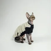 Кофта Style Pets Silver Cat для котів, колір бежевий, розмір M-