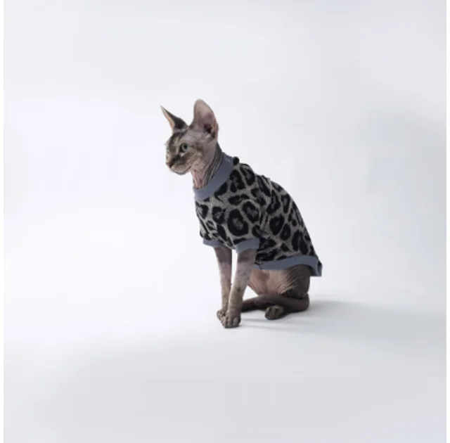 Кофта Style Pets Leopard для котів, розмір XL, 42 см/43 см/47 см