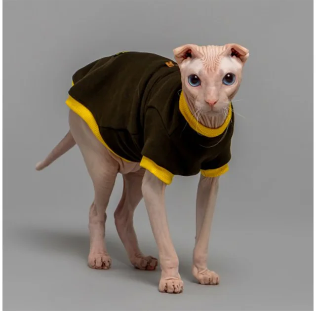 Кофта Style Pets Classic khaki для котів, розмір M