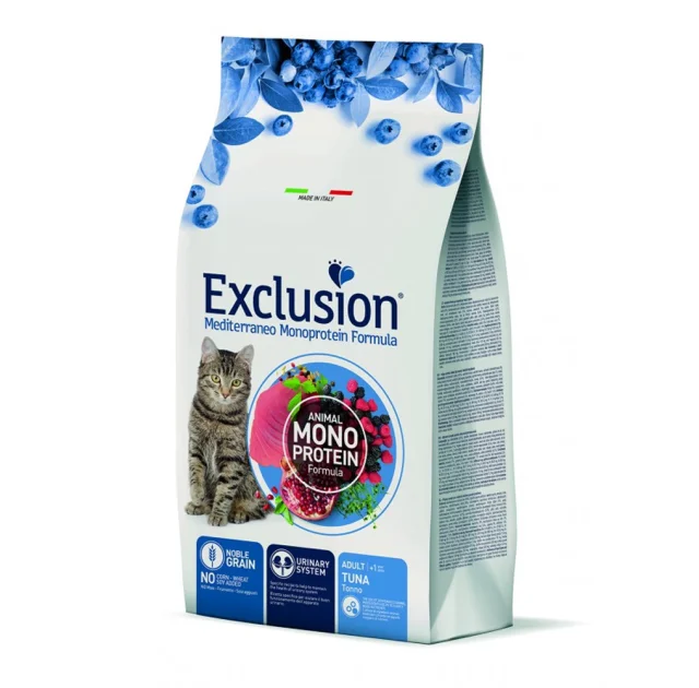 Сухий корм Exclusion Adult Tuna для дорослих котів всіх порід, з тунцем, 1.5 кг