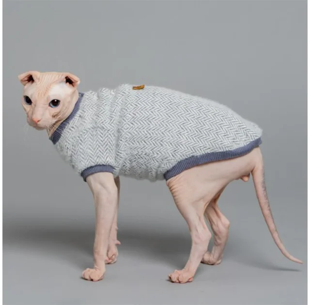 Майка Style Pets Ялинка для котів, колір сірий, S