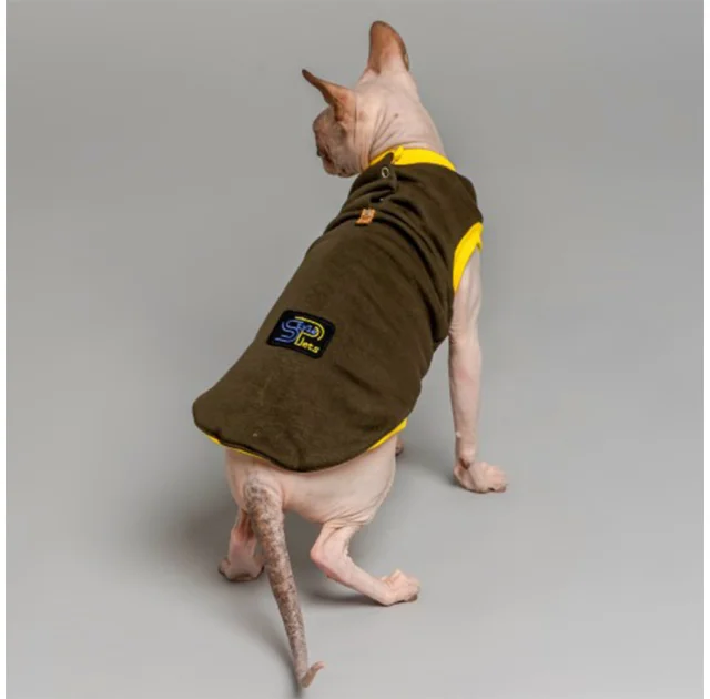 Майка Style Pets Classic khaki для котів, розмір L