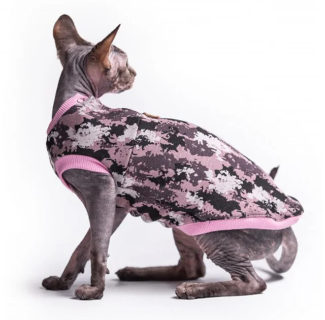 Майка Style Pets Сamo pink для котів, розмір S