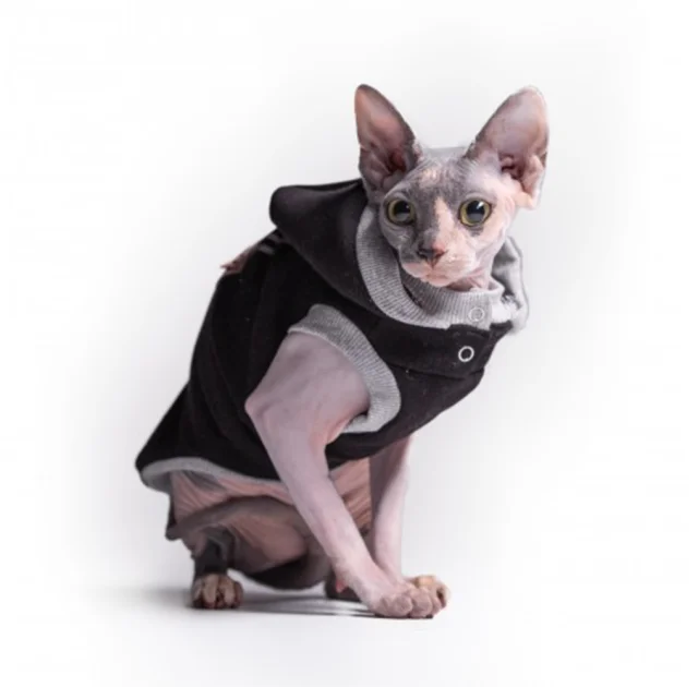 Майка Style Pets ADS для котів, колір чорний, розмір L+