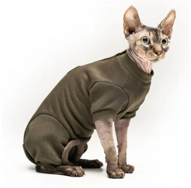 Боді Style Pets KHAKI теплий, для котів, розмір S