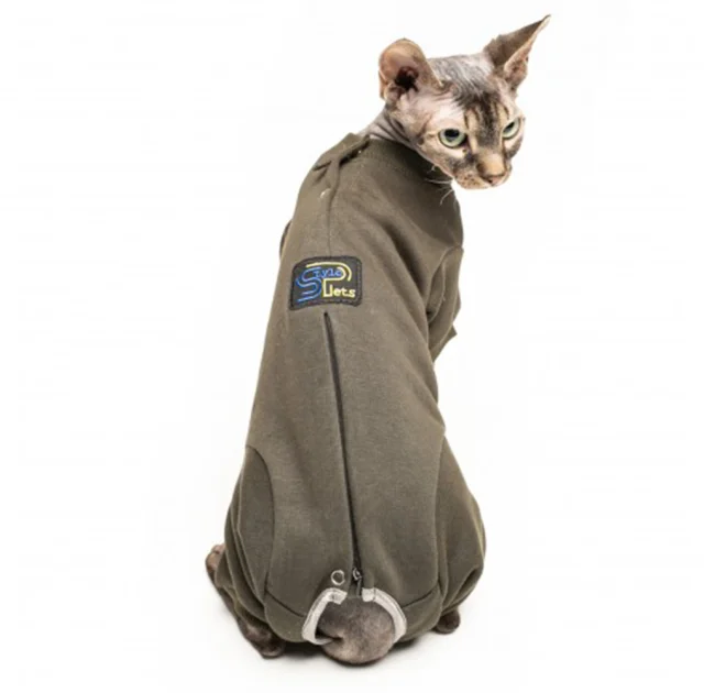 Боди Style Pets KHAKI теплый, для кошек, размер XL-