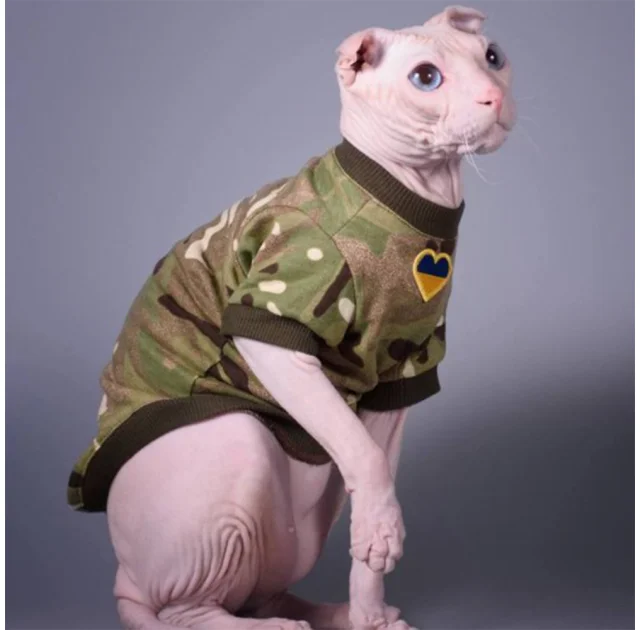 Кофта Style Pets Multikam для котів, принт, розмір S
