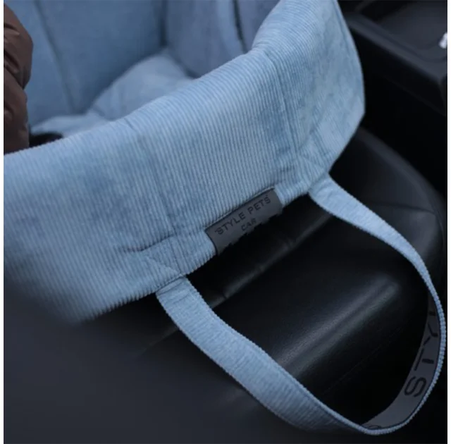 Автокресло Style Pets Super Bag Velvet для собак и кошек, 40×40 см, чёрный