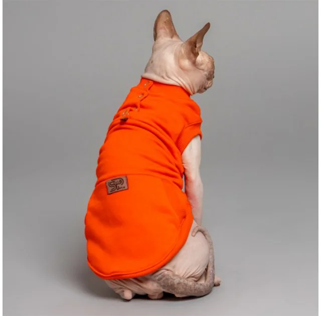 Майка Style Pets TVIXI для котів, колір помаранчевий, розмір XS