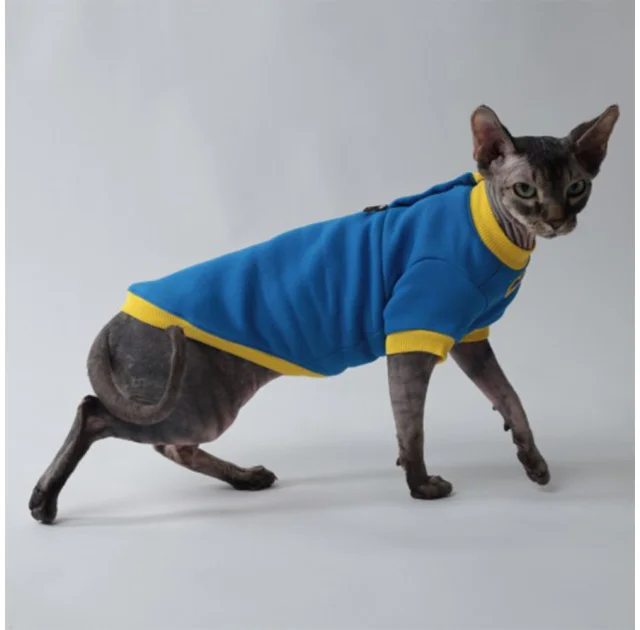 Кофта Style Pets UK Blue для кошек, размер XL+