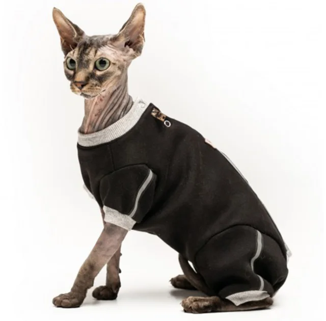 Боді Style Pets ADS для котів, колір чорний, розмір M+