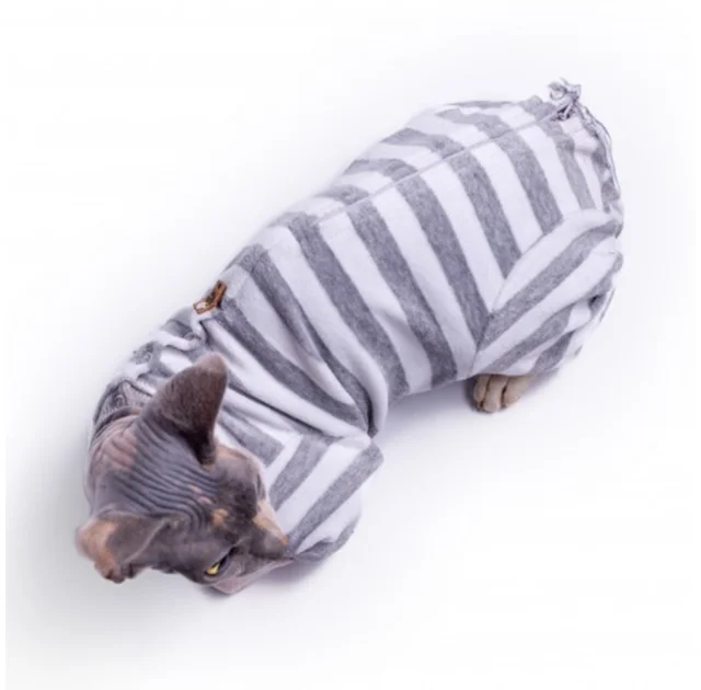 Велюровий боді Style Pets SP Sprinter для котів, розмір XL+