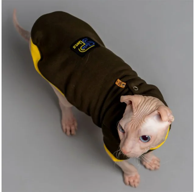 Кофта Style Pets Classic khaki для котів, розмір XS