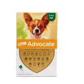 Краплі від бліх, отодектоза, саркоптоза, демодекозу Elanco Advocate для собак до 4 кг, ціна за 1 піпетку