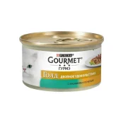Вологий корм Purina Gourmet Gold для котів, з кроликом і печінкою, 85 г