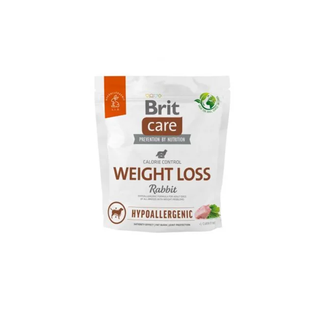 Сухой корм Brit Care Weight Loss Rabbit & Rice, для собак с избыточным весом, 1 кг