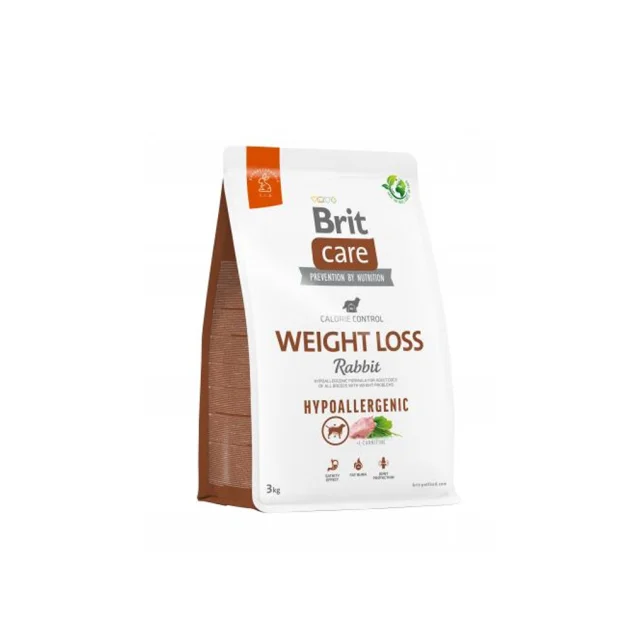 Сухой корм Brit Care Weight Loss Rabbit & Rice, для собак с избыточным весом, 3 кг