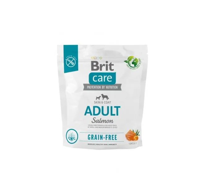 Сухой корм Brit GF Adult Salmon & Potato, для собак весом до 25 кг, 1 кг