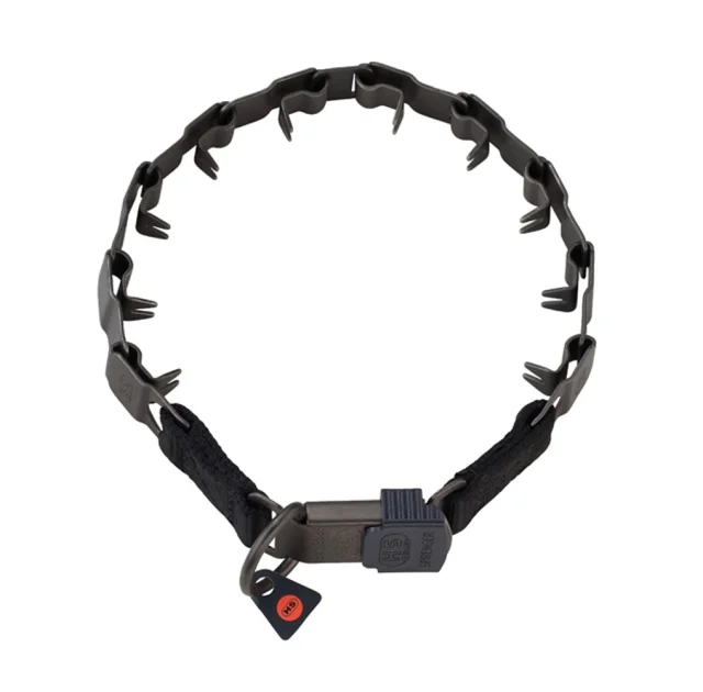 Строгий ошейник Sprenger Neck-Tech Fun Sport для собак, с замком ClicLock, нержавеющая сталь маттовая, 48 см