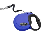 Рулетка-поводок Coastal Power Walker Retractable Leash для собак вагою до 7.3 кг, 3.6 м, синя