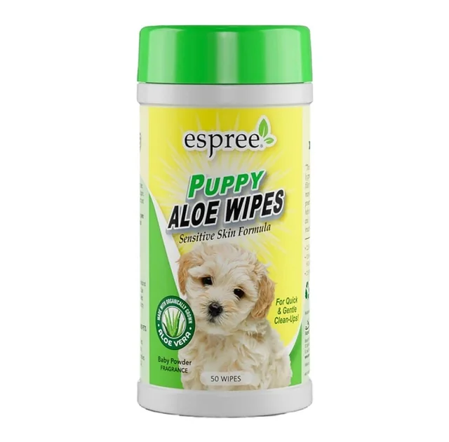 Салфетки Espree Puppy Pet Care Wipes для щенков, 50 шт