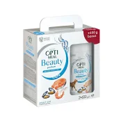 Сухий корм Optimeal Beauty Podium для котів, догляд за шерстю та зубами, на основі морепродуктів, 650+650 г