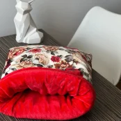 Дім-мішок Style Pets Red Rose для котів, розмір 60×75 см