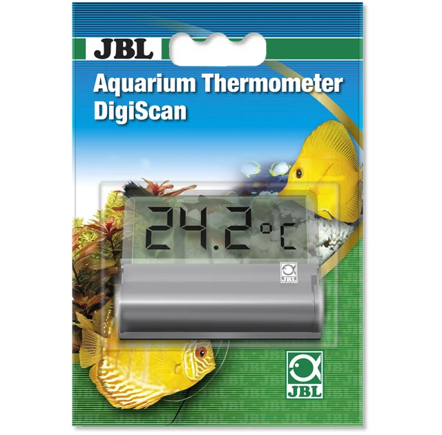 Цифровой аквариумный термометр JBL Aquarium Thermometer DigiScan, 6.5×5 см