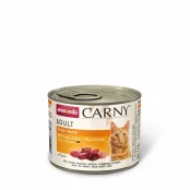 Консерви Animonda Carny для котів, з яловичиною і куркою, 200 г