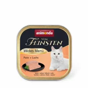 Консервы Animonda Vom Feinsten паштет для кошек, с индейкой и лососем, 100 г