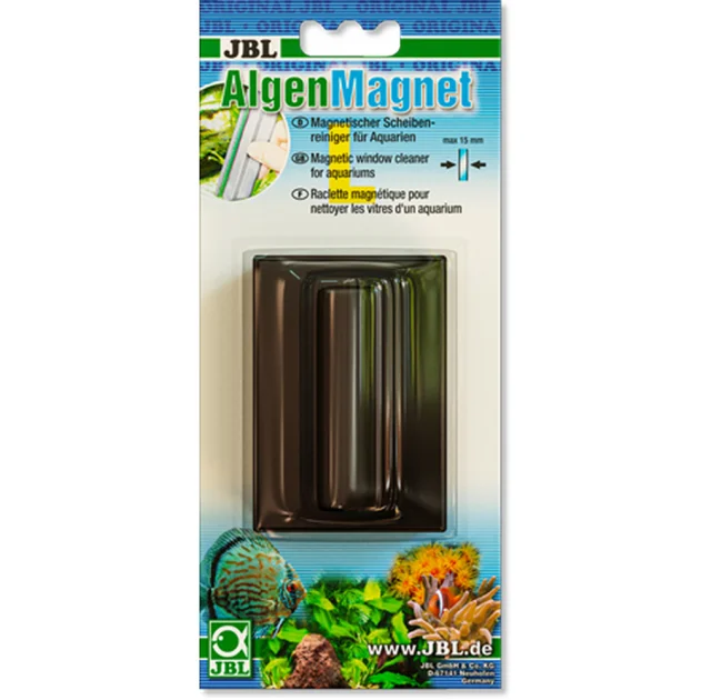 Магнитный скребок JBL Algae Magnet для аквариумных стёкол, размер L, 4.5×21.7×9.6 см