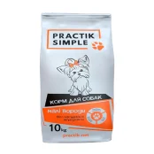 Сухий корм Practik Simple для дорослих собак малих порід, 10 кг