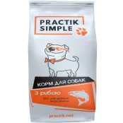 Сухий корм Practik Simple для дорослих собак, з рибою, 1 кг